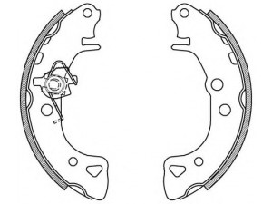 OPEN PARTS BSA2060.00 stabdžių trinkelių komplektas 
 Techninės priežiūros dalys -> Papildomas remontas
42410000000, 4241E7, 95619515, 95653213