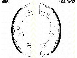 TRISCAN 8100 10488 stabdžių trinkelių komplektas 
 Techninės priežiūros dalys -> Papildomas remontas
4241.E7, 95619515, 95655344, 4241.E7