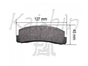 KAISHIN D10166 stabdžių trinkelių rinkinys, diskinis stabdys 
 Techninės priežiūros dalys -> Papildomas remontas
21213501090