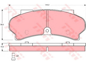 TRW GDB164 stabdžių trinkelių rinkinys, diskinis stabdys 
 Techninės priežiūros dalys -> Papildomas remontas
424574, 425012, 425019, 425085