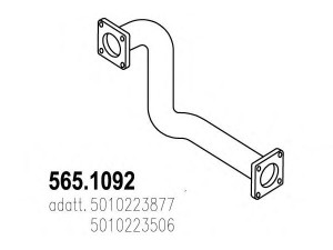 ASSO 565.1092 išleidimo kolektorius
5000745030, 5010218198, 5010223506