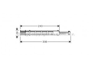 AVA QUALITY COOLING CND249 džiovintuvas, oro kondicionierius 
 Oro kondicionavimas -> Džiovintuvas
6455GN, 71749797, 6455GN