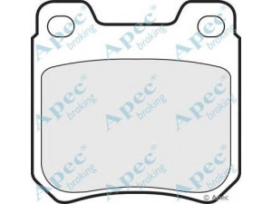 APEC braking PAD619 stabdžių trinkelių rinkinys, diskinis stabdys 
 Techninės priežiūros dalys -> Papildomas remontas
1605047, 1605687, 1605799, 1605924