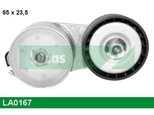 LUCAS ENGINE DRIVE LA0167 įtempiklio skriemulys, V formos rumbuotas diržas 
 Diržinė pavara -> V formos rumbuotas diržas/komplektas -> Įtempiklio skriemulys