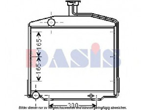 AKS DASIS 440277N radiatorius, variklio aušinimas