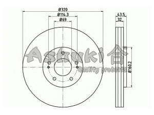 ASHUKI C650-50 stabdžių diskas 
 Stabdžių sistema -> Diskinis stabdys -> Stabdžių diskas
4615A031, MR 370723, MR 493993