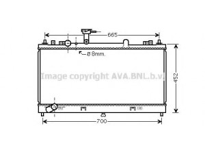 AVA QUALITY COOLING MZ2224 radiatorius, variklio aušinimas 
 Aušinimo sistema -> Radiatorius/alyvos aušintuvas -> Radiatorius/dalys
L3R415200B, L3R415200C, L3R415200D