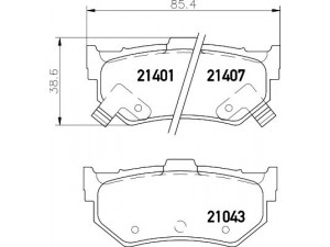 HELLA PAGID 8DB 355 006-281 stabdžių trinkelių rinkinys, diskinis stabdys 
 Techninės priežiūros dalys -> Papildomas remontas
43022SA5506, 43022SA5N50, 43022SA5950