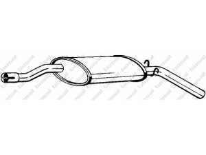 BOSAL 200-969 vidurinis duslintuvas 
 Išmetimo sistema -> Duslintuvas
50.00.389.928, 50.00.390.253