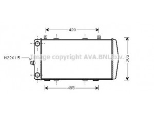 AVA QUALITY COOLING SA2004 radiatorius, variklio aušinimas 
 Aušinimo sistema -> Radiatorius/alyvos aušintuvas -> Radiatorius/dalys
443511157102, 6U0121253, 443511157102