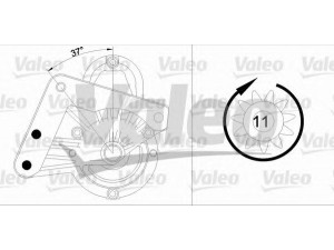 VALEO 455982 starteris 
 Elektros įranga -> Starterio sistema -> Starteris
5802-AZ, 5802-FG, 5802-FH, 5802-FP