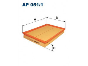 FILTRON AP051/1 oro filtras 
 Techninės priežiūros dalys -> Techninės priežiūros intervalai
834157, 835626, 9196121, 13270886