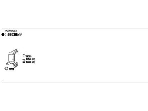 WALKER TOK34938BA išmetimo sistema 
 Išmetimo sistema -> Išmetimo sistema, visa