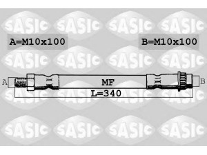 SASIC SBH0287 stabdžių žarnelė 
 Stabdžių sistema -> Stabdžių žarnelės
D35043810C, 480692, 4806C1