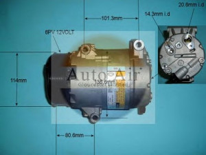 AUTO AIR GLOUCESTER 14-9720 kompresorius, oro kondicionierius 
 Oro kondicionavimas -> Kompresorius/dalys
1139509, 7711135104, 8200007915
