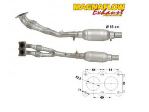 MAGNAFLOW 88818 katalizatoriaus keitiklis 
 Išmetimo sistema -> Katalizatoriaus keitiklis
1H1253058X