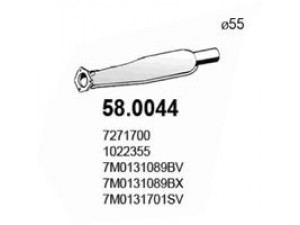 ASSO 58.0044 katalizatoriaus keitiklis 
 Išmetimo sistema -> Katalizatoriaus keitiklis
1022355, 1058843, 1230648, 535131701B