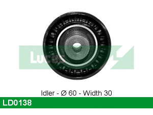 LUCAS ENGINE DRIVE LD0138 įtempiklio skriemulys, paskirstymo diržas
0829.A1, 0830.62, 9643414780, 96484732