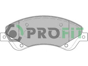 PROFIT 5000-1929 stabdžių trinkelių rinkinys, diskinis stabdys 
 Techninės priežiūros dalys -> Papildomas remontas
1433954, 1554523, 1560023