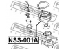 FEBEST NSS-001A montavimas, amortizatoriai 
 Pakaba -> Pakabos statramsčio guolis
54320-39U00