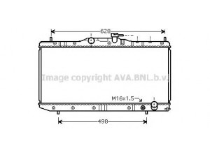 AVA QUALITY COOLING TOA2291 radiatorius, variklio aušinimas