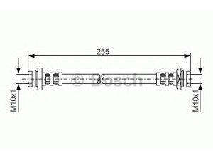 BOSCH 1 987 481 178 stabdžių žarnelė 
 Stabdžių sistema -> Stabdžių žarnelės
51560 65D00 000, 51560-65D00