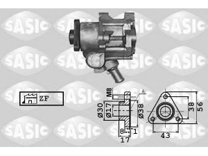 SASIC 7076022 hidraulinis siurblys, vairo sistema 
 Vairavimas -> Vairo pavara/siurblys
46541004, 55186442