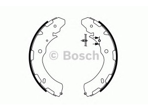 BOSCH 0 986 487 758 stabdžių trinkelių komplektas 
 Techninės priežiūros dalys -> Papildomas remontas
4600A106, 4600A122