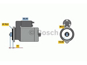 BOSCH 0 986 024 110 starteris 
 Elektros įranga -> Starterio sistema -> Starteris
012 911 023 G, 012 911 023 H, 012 911 013 H