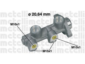 METELLI 05-0183 pagrindinis cilindras, stabdžiai 
 Stabdžių sistema -> Pagrindinis stabdžių cilindras
3488711, 558195
