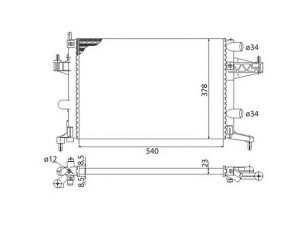 MAGNETI MARELLI 350213829003 radiatorius, variklio aušinimas 
 Aušinimo sistema -> Radiatorius/alyvos aušintuvas -> Radiatorius/dalys
09201955, 1300236, 9201955