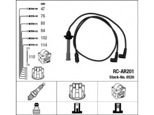 NGK 0520 uždegimo laido komplektas 
 Kibirkšties / kaitinamasis uždegimas -> Uždegimo laidai/jungtys
60534855, 60573030, 60534855, 60573030