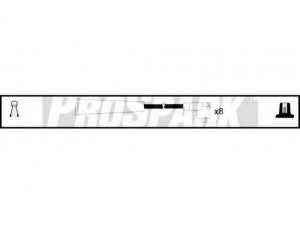 STANDARD OES187 uždegimo laido komplektas 
 Kibirkšties / kaitinamasis uždegimas -> Uždegimo laidai/jungtys