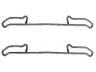 priedų komplektas, diskinių stabdžių trinkelės