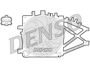 DENSO DER20014 ventiliatorius, radiatoriaus 
 Aušinimo sistema -> Oro aušinimas
1314447, 1341334