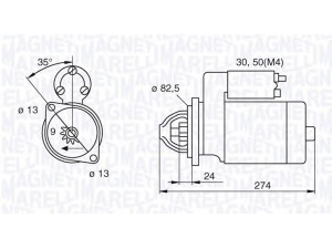 MAGNETI MARELLI 063522190140 starteris