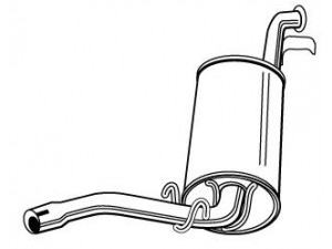WALKER 70535 galinis duslintuvas 
 Išmetimo sistema -> Duslintuvas
6A0253609B, 6A0253609B22, SE028115303A