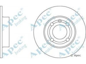 APEC braking DSK2165 stabdžių diskas 
 Dviratė transporto priemonės -> Stabdžių sistema -> Stabdžių diskai / priedai
6N0615601A, 6N0615601B, 6N0615601A