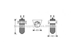 AVA QUALITY COOLING RTD378 džiovintuvas, oro kondicionierius 
 Oro kondicionavimas -> Džiovintuvas
4401618, 8200119657, 09109618