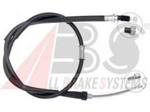 A.B.S. K14030 trosas, stovėjimo stabdys 
 Stabdžių sistema -> Valdymo svirtys/trosai
4643087Z06000