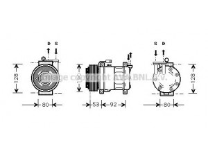 AVA QUALITY COOLING ALAK009 kompresorius, oro kondicionierius 
 Oro kondicionavimas -> Kompresorius/dalys
60629417, 60630739, 60653652, 60814396