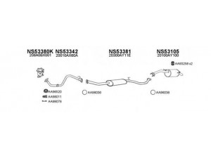 VENEPORTE 530058 išmetimo sistema 
 Išmetimo sistema -> Išmetimo sistema, visa