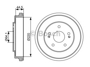 BOSCH 0 986 477 147 stabdžių būgnas 
 Stabdžių sistema -> Būgninis stabdys -> Stabdžių būgnas
42610-S70-000