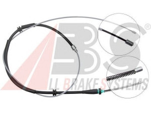 A.B.S. K13596 trosas, stovėjimo stabdys 
 Stabdžių sistema -> Valdymo svirtys/trosai
8200 526 870, 8200 935 172, 8200528926