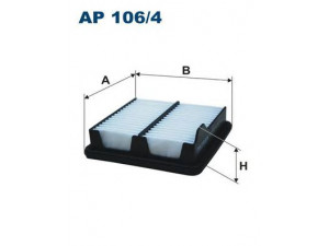 FILTRON AP106/4 oro filtras 
 Techninės priežiūros dalys -> Techninės priežiūros intervalai
17220-RB6-Z00, 17220RB0000