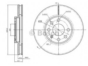 BOSCH 0 986 BB4 357 stabdžių diskas 
 Stabdžių sistema -> Diskinis stabdys -> Stabdžių diskas
569059, 569059, 569059