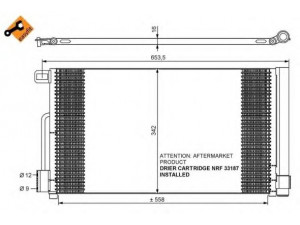 NRF 35777 kondensatorius, oro kondicionierius 
 Oro kondicionavimas -> Kondensatorius
55700406, 6455GA, 55700406, 13310103