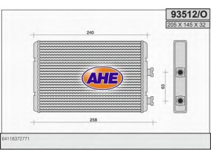 AHE 93512/O šilumokaitis, salono šildymas 
 Šildymas / vėdinimas -> Šilumokaitis
64118372771