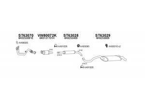 VENEPORTE 630055 išmetimo sistema 
 Išmetimo sistema -> Išmetimo sistema, visa