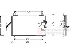 VAN WEZEL 83005003 kondensatorius, oro kondicionierius 
 Oro kondicionavimas -> Kondensatorius
0K241-61-480B, 0K24161480B, OK241-61-480B